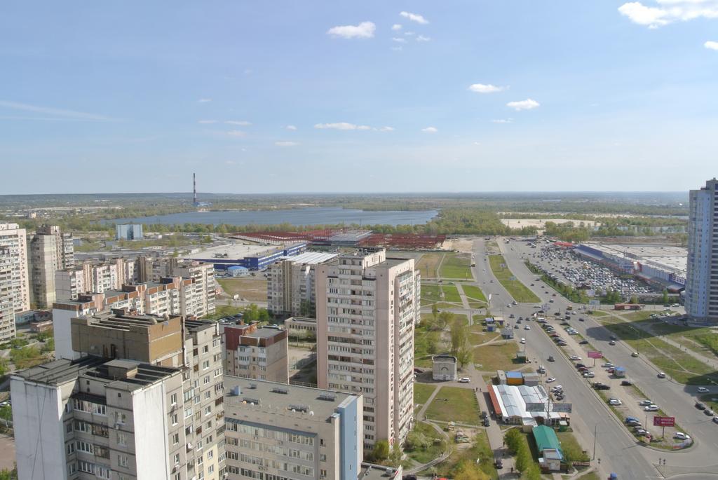 Panoramic View Apartment Poznyaky كييف المظهر الخارجي الصورة